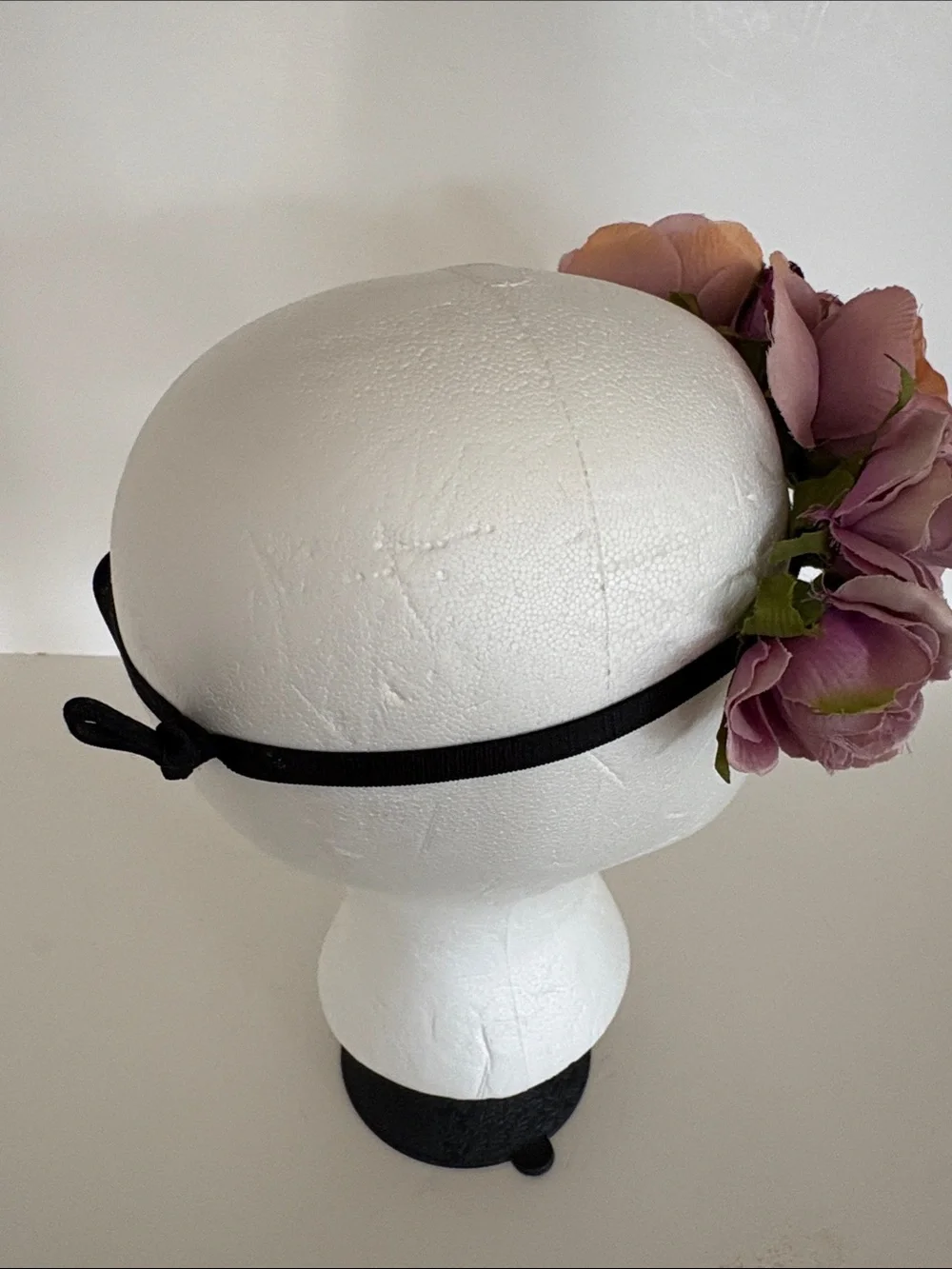 FLOWER Headband in Mauve and Purple